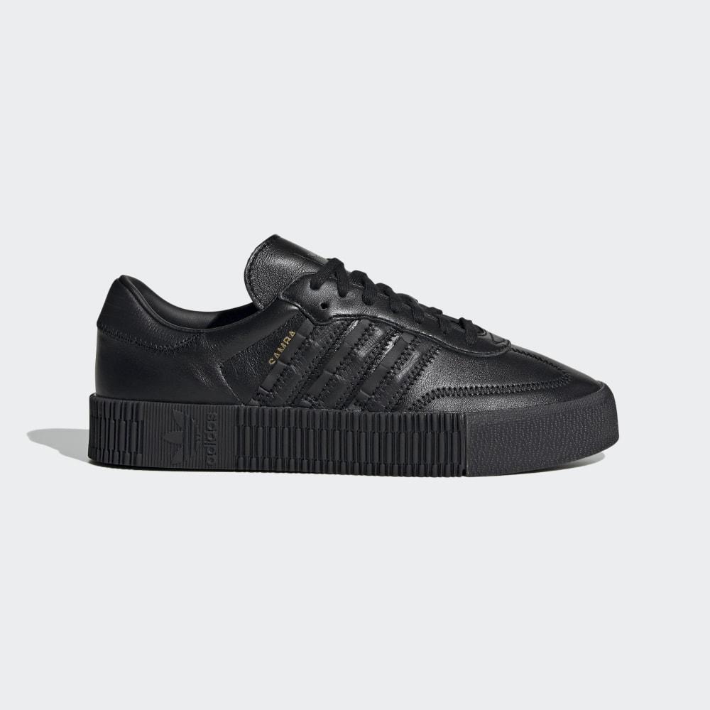 Originals Adidas SAMBAROSE Dama Romania - Negrii/Aurii Metal FV7403